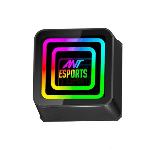 Ant Esports ICE Infinite 240 ARGB 240mm ARGB Liquid Cooler/AIO with Infinity Mirror- Black | Support Intel & AMD CPU Socket AM5, AM4, AM3, LGA1700,... - Image 2