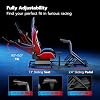 ARES WING Cabina de Simulador de Carreras, Soporte para Volante con Asiento, Rojo | Cabina de Simulación Fórmula y GT Compatible con Logitech, Moza, Fanatec, Thrustmaster, Juegos de Carreras en PS5, PS4, Xbox, PC por ARES WING 4