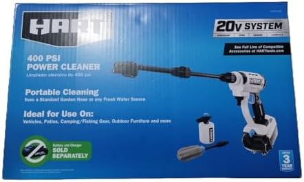 HART 20-Volt Cordless Pressurized Vehicle Cleaner Portable Cleaning image 5
