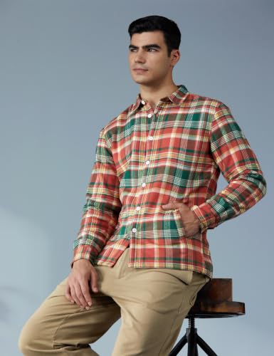 Image of Pepe Jeans Men's Regular Fit Full Sleeve Checkered Cotton Casual Shirt | Check Shirt for Man | Smart & Stylish | Multiple Styles | Mens Casual Shirts