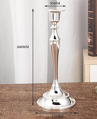 Tea Light Candle Holders,Tea Light Holder,Wedding Table Decor,2 Pcs Metal Candelabra Taper Candle Holder Stand Candlesticks Holders For Dinning Wedding Home Decoration-Gold ( Color : Bronze ) #TOP1