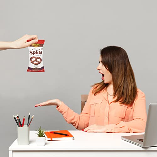 image for Unique Snacks Extra Dark Splits Pretzels, Original Split-Open Pretzels