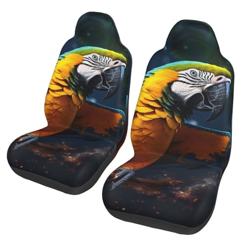 Housses de siège avant voiture imperméable Macaw lot de 2 protections lavables universelles