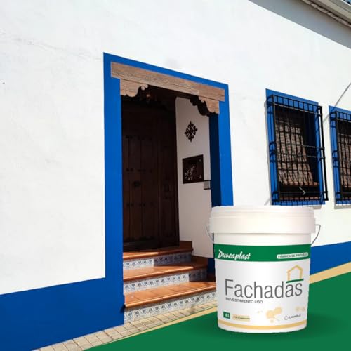 Miniatura 5 de Durcaplast Pintura Fachadas En Colores Y Aspecto Mate. De Alta Cobertura, Extraordinaria Resistencia Al Roce Y A La Intemperie. 4l, Rojo Ingles 30