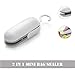 Price comparison product image Mini Bag Sealer, Handheld Heat Vacuum Sealers, 2 in 1 Heat Sealer and Cutter Handheld Portable Bag Resealer Sealer for Plastic Bags Food Storage Snack Fresh Bag Sealer (Battery Not Included)