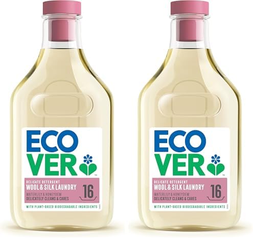 Ecover, Detergente líquido lavadora ecológico para ropa delicada,...