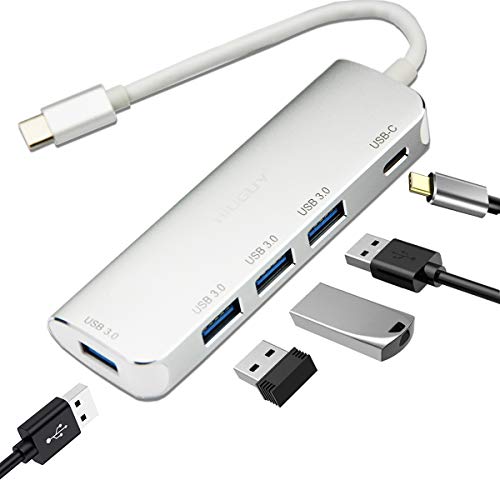 Image of K1-HUB Type-C to USB 3.0 HUB, Supports OTG Protocol, has PD Function, 5 in 1 expands 4 USB3.0 Ports, 1 TPYE-C. It is Suitable for Tablets, Mobile Phones and notebooks with TPYE-C Ports.