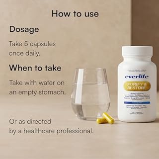 Everlife Spike Protein & Liver Detox Support Supplement - Liposomal Curcumin with NAC, Quercetin, Bromelain & Buffered Vitamin C – Circulation, Antioxidant & Immune Support Blend – 150 Capsules