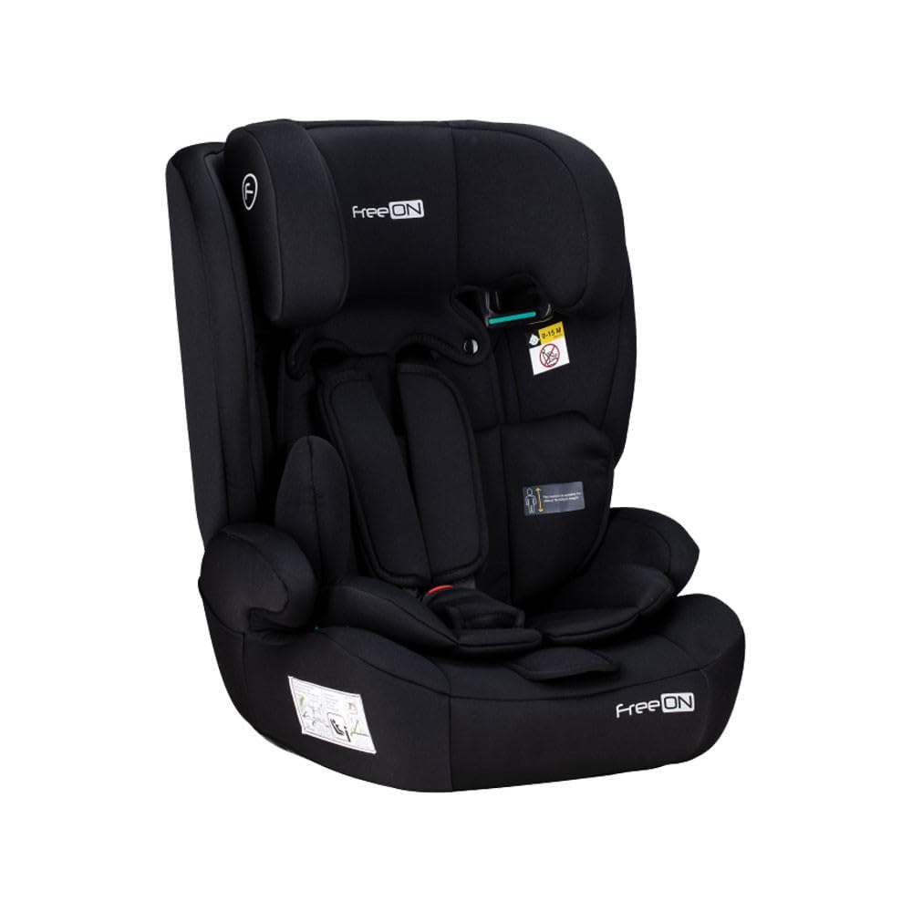 URAN Siège auto réglable i-Size 76-150 cm jusqu'à 36 kg 1 à 12 ans Noir