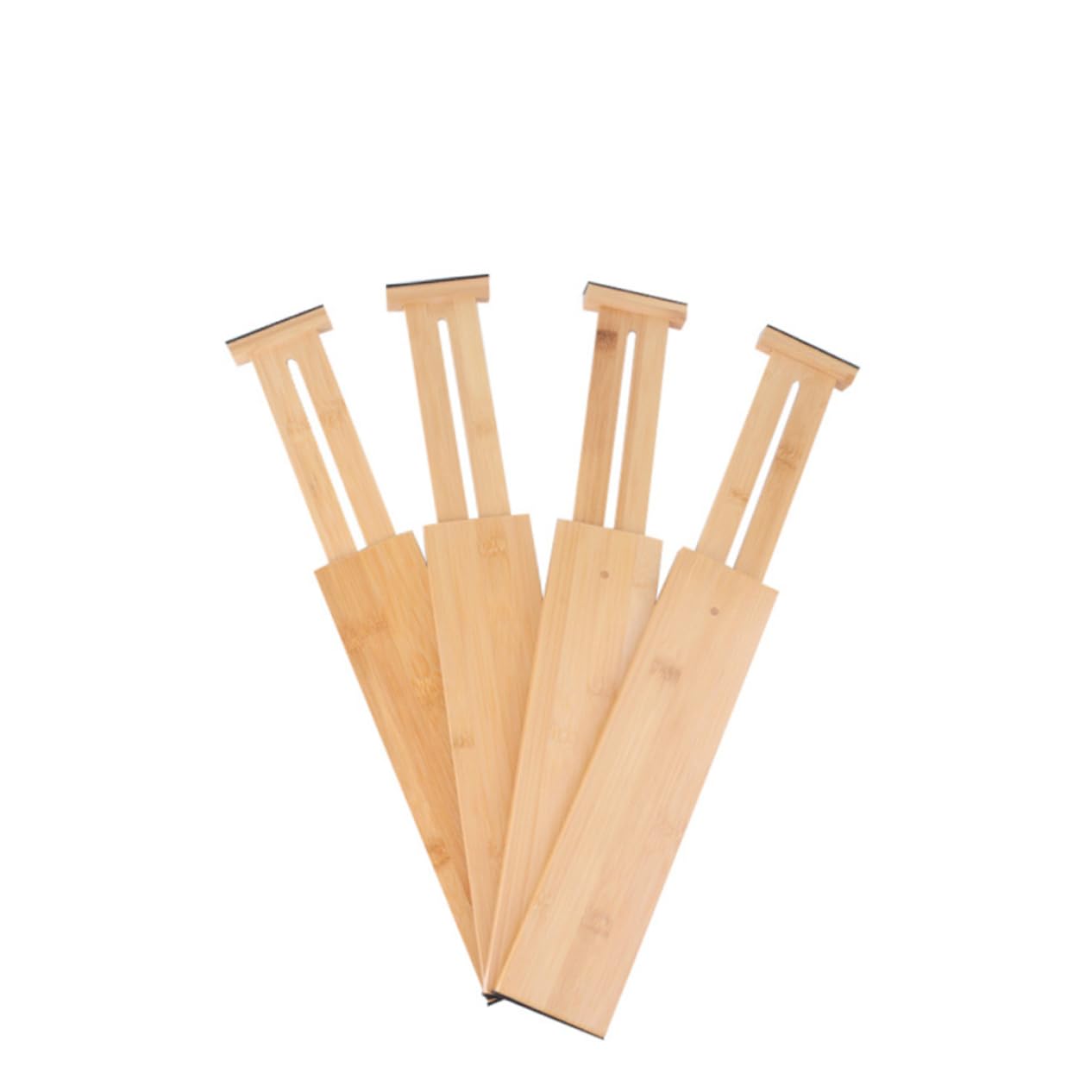 HOODANCOS Adjustable Drawer Divider Flexible Separation Board for Organized Closet Storage for Hosiery Neckties Belts and Scarves Smooth Finish for Drawer