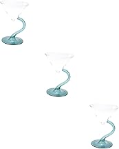 BESTOYARD 3 Pçs Taça De Vidro Bebida Copo De Água Martini Copo Coquetel Copo De Vidro Transparente Copos De Pudim Copos De Vidro Transparente Copo De Vidro Coquetel Copo De Vinho Tinto