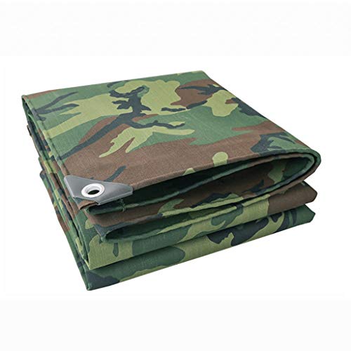 Preisvergleich Produktbild WATER Außenverdickungs-Tarnungsleinwand militär Plane Zeltstoff Sonnenschutztuch 500g / M20,7 Mm Mit Perforation (größe : 4x5m(13.12x16.4) ft)