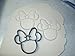 THEMED MAGICAL MOUSE FACE HEAD CARTOON SET OF 2 COOKIE CUTTERS MADE IN USA PR1017