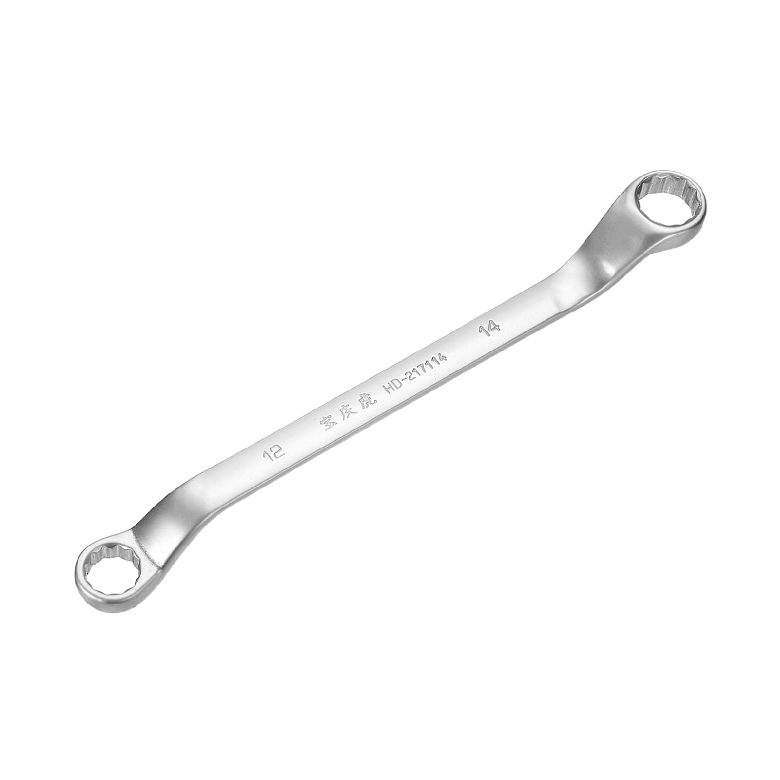 75 Degree Offset Box End Wrench 27mm X 30mm Metric 12 Point Mirror Chrome Plated Alloy Steel Double Box Wrenches Long Industrial Grade Torx Box Wrenc