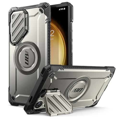 SUPCASE UB Mag XT Case for Samsung Galaxy S24 Ultra (2024 Release), Extreme Lens Protection Slim Rugged Case with Built-in Kickstand (Tigray)