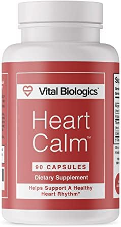Heart Calm- Support and Maintain a Healthy Heart Rhythm- A Natural, Fast-Acting Formula with Magnesium Taurate, Glycinate, Malate and More. 90 Capsules.