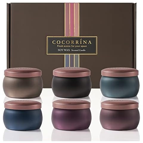 COCORRÍNA 6-Pack Scented Candles Cover