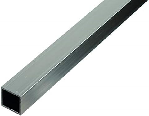 Alberts 485429 Tubo cuadrado Acero inoxidable 1000 x 10 x 10 mm