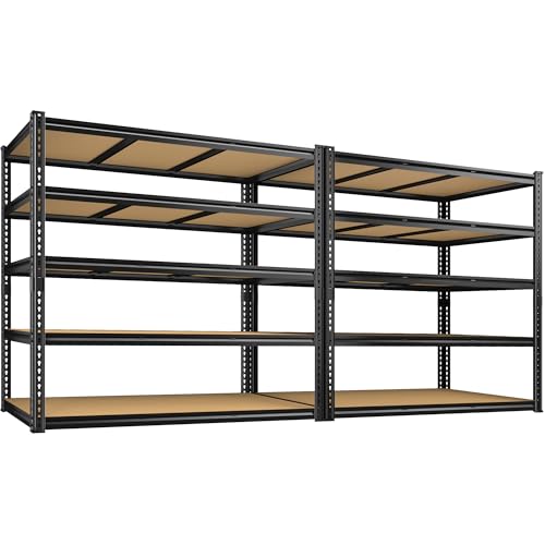 48" W Garage Shelving Heavy Duty 3080LBS Garage Storage Shelving,