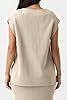 Saodimallsu Womens V Neck Sweater Vest Oversized R... #2