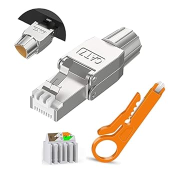 AVNSCNK Connettore Cat 7, RJ45, Spina Cat 7 NS-7 Su Morsetto Di - Foto 3