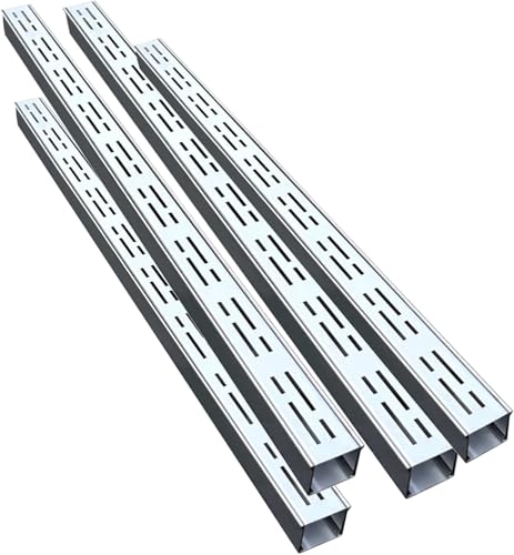 AVLLSO Grille Caniveau Canalisation de Drainage pour Allée (Lot 2-20) - Gouttière 100cm avec...
