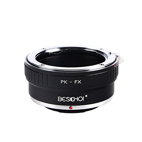 Beschoi Lens Mount Adapter for Pentax PK K Mount Lens to Fujifilm X-Series