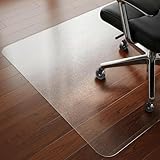 COSYLAND Bodenschutzmatte Bürostuhl transparent – Bürostuhl Unterlage & Schreibtischstuhl Unterlage Antirutsch, Schutzmatte Boden & Teppich (120x150cm)