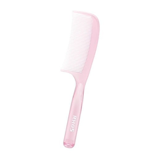 Miniatura 17 de RHOS Peine desenredante para cabello para mujeres y hombres, peine de dientes anchos para cabello rizado, grueso, ondulado, largo, peine 1