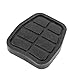 Ruilogod Rubber Auto Car Automatic Antislip Brake Gas Clutch Pedal Pad Cover 20 Pcs Black