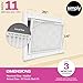 Simply 14x25x1 Air Filter, Merv 11, MPR 1000, 6 Pack, For Home AC Furnace & HVAC (Actual Size: 13.75