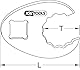 KS Tools 913.1301 3/8“ Krähenfuß-Leitungsschlüssel, 19mm