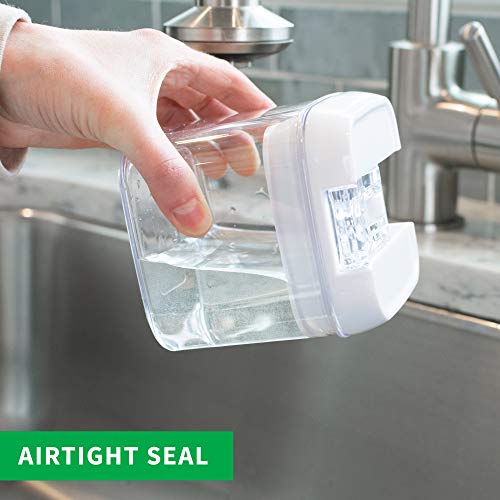 DRAGONN 6 Piece Airtight Food Storage Container Set, Keeps Food Fresh & Dry - Durable Plastic - BPA-Free, 6 Piece Set, DN-KW-FS06
