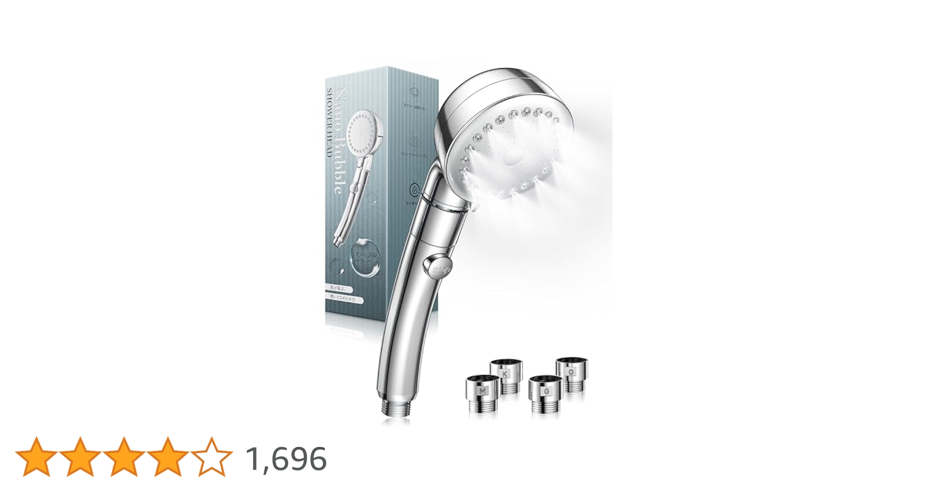 匿名配送✨節水シャワーヘッド マイクロナノバブル [3Dプレミアム・角度調整] Amazon.co.jp: Anycee シャワーヘッド マイクロナノバブル [3D