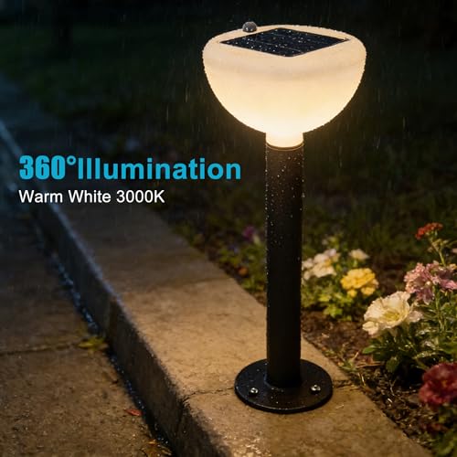 Image of Lightdot Solar Powered Garden Lights Dusk to Dawn Solar Pathway Lights Outdoor, Auto On /Off, IP65 Waterproof Decor Landscape Lighting for Yard /Lawn /Walkway /Driveway, 2 Pack