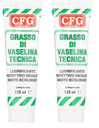 CFG Grasso di Vaselina Tecnica ND Tubo 125ML, INCOLORE, 125 ML (Confezione da 2)