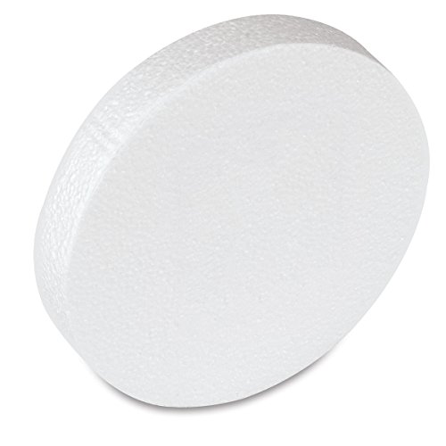 6 inch Smooth Craft Foam disc Pack of 12