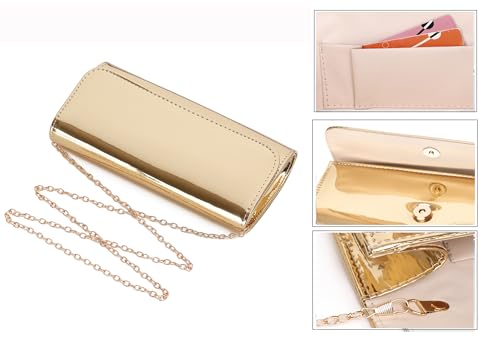 Image of Women Patent Leather Wallets Fashion Clutch Purses Evening Bag Many colors Handbag