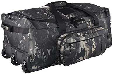 Military Wheeled Deployment Bag Tactical Camo Heavy Duty Duffel Bag Military Wheeled Deployment Bag Tactical Camo Heavy Duty Duffel Bag