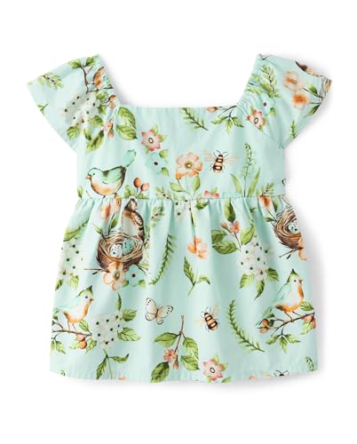 Image of Gymboree Girls' and Toddler Short Sleeve Woven Tops