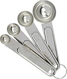 Good Cook Classic Set of 4 Stainless Steel Measuring Spoons