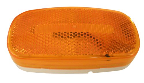 RV Trailer Camper Lighting Led Clearance Light Amber Oblong PM V180A