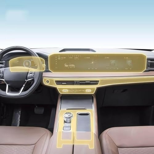 Film TPU pour Ford Explorer 2023 anti-rayures - Protection écran LCD et console centrale auto