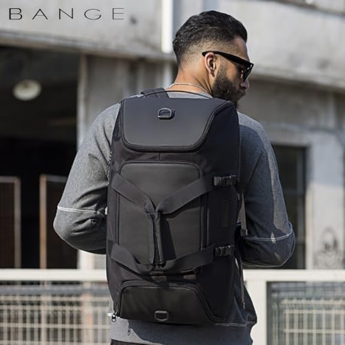 BANGE Mochila Impermeável para Viagem Mala de Bordo Premium Multifuncional 35L Com Bolso Separado pa