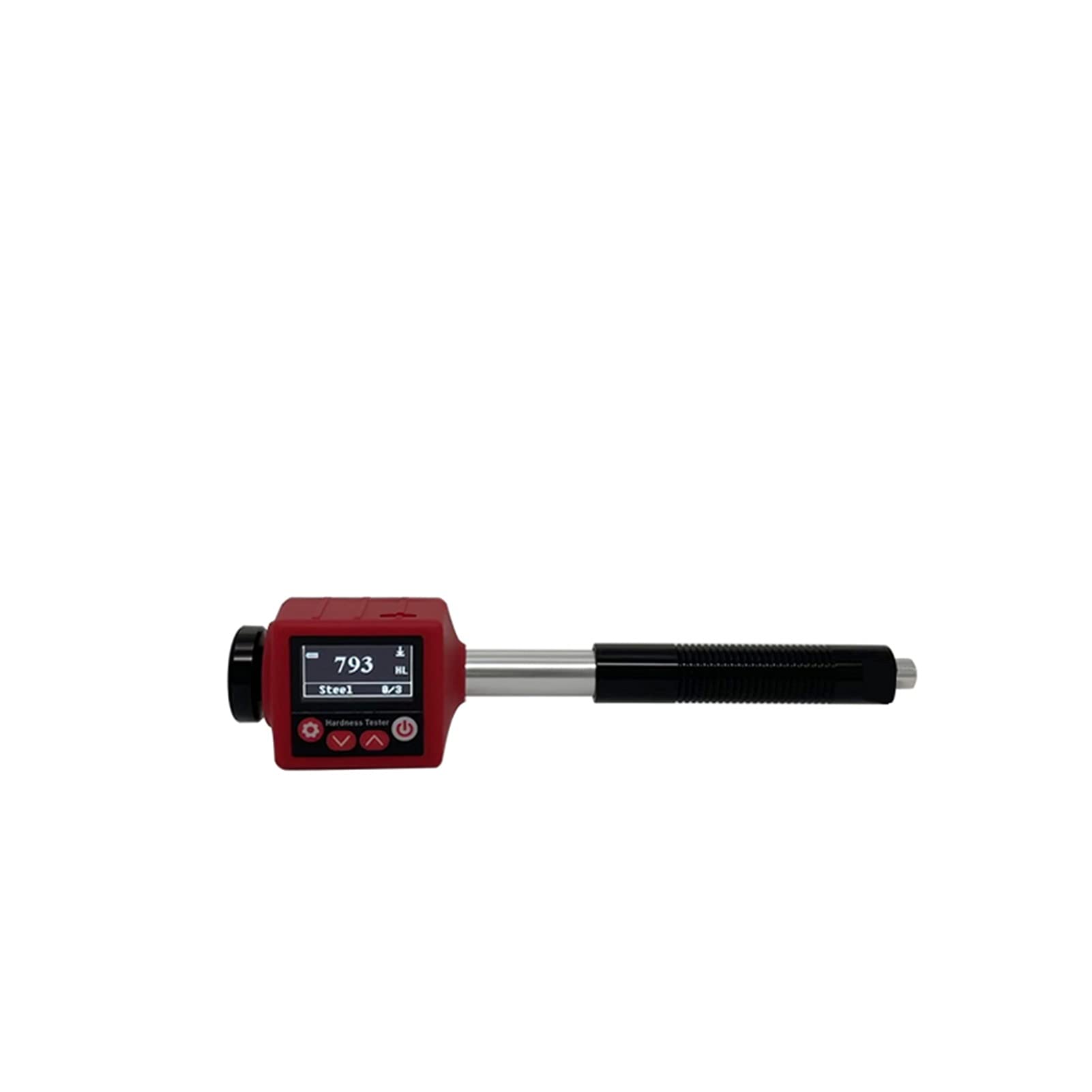 EDEDE Refraktometer, Pen-typ-tragbarer Leeb-Härte-Tester, digitaler Metallhärtetester for Edelstahlbereich HRC HRB HB HL HV HS Durometer für Weinherstellung, Bierbrauen, Obst, Zuckergehal(Noir)