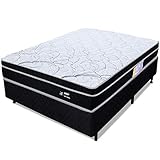 Melhor Cama Box Casal de 2025: Guia de Compra Completo 6 Cama Box Casal Molas Ensacadas Pillow Certificado Sonomar 138x188x55cm - BF Colchõe