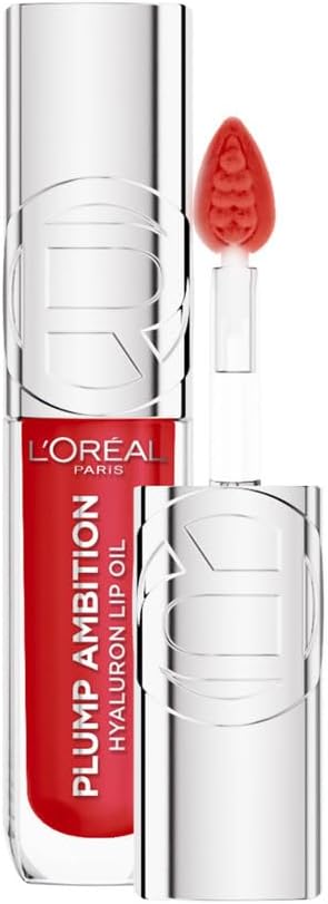 L'Oreal Paris Plump Ambition Hyaluron Lip Oil Besleyici ve Nemlendirici Dudak Parlatıcısı - 380 Rouge In Love