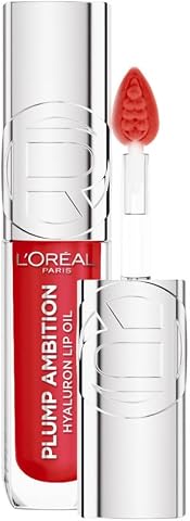 L'Oreal Paris Plump Ambition Hyaluron Lip Oil Besleyici ve Nemlendirici Dudak Parlatıcısı - 380 Rouge In Love