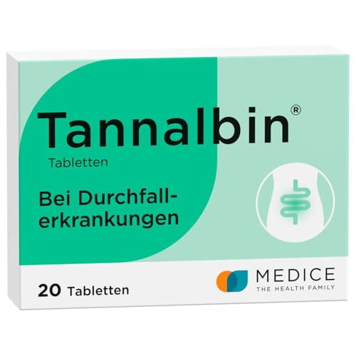 Tannalbin Durchfalltabletten, 20 Tabletten