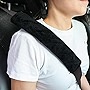 JUSTTOP 2-Pack Universal Car Seat Belt Pads Cover for A More Comfortable Driving, Seat Belt Shoulder Strap Covers Harness Pad for Car Interior Accessories(Black)